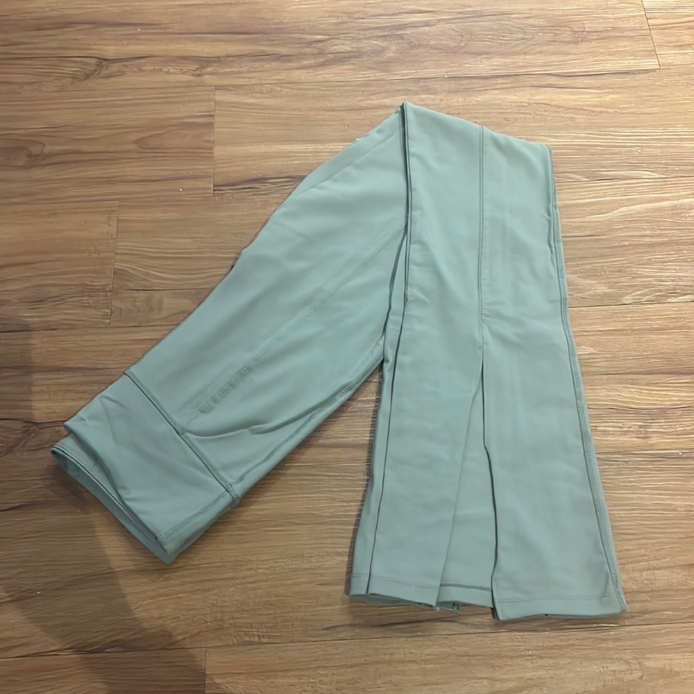 Green Cotton On Boot Cut Legging with Slit